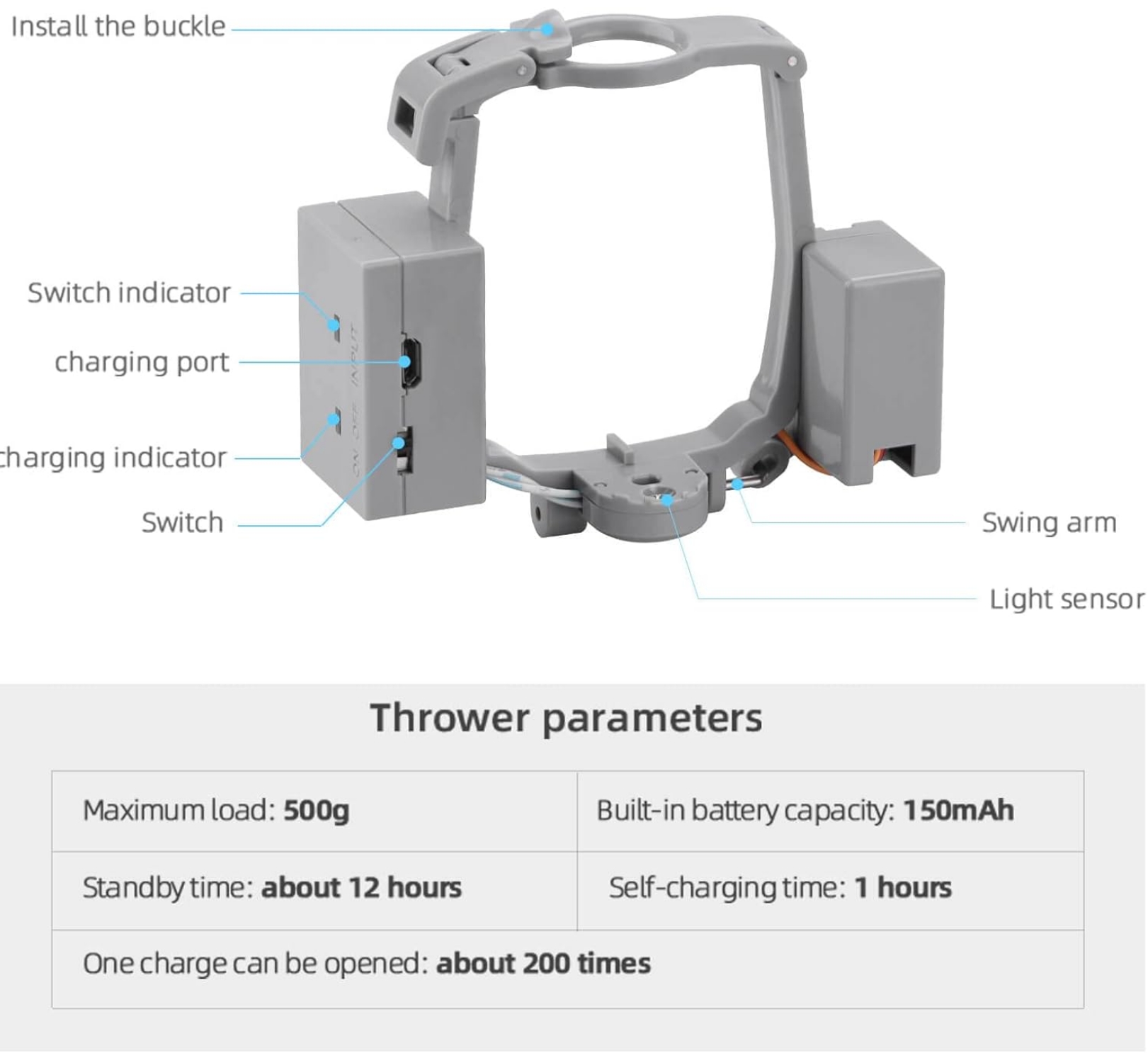 NASM FPV Drone Accessories Landing Gear(图5)