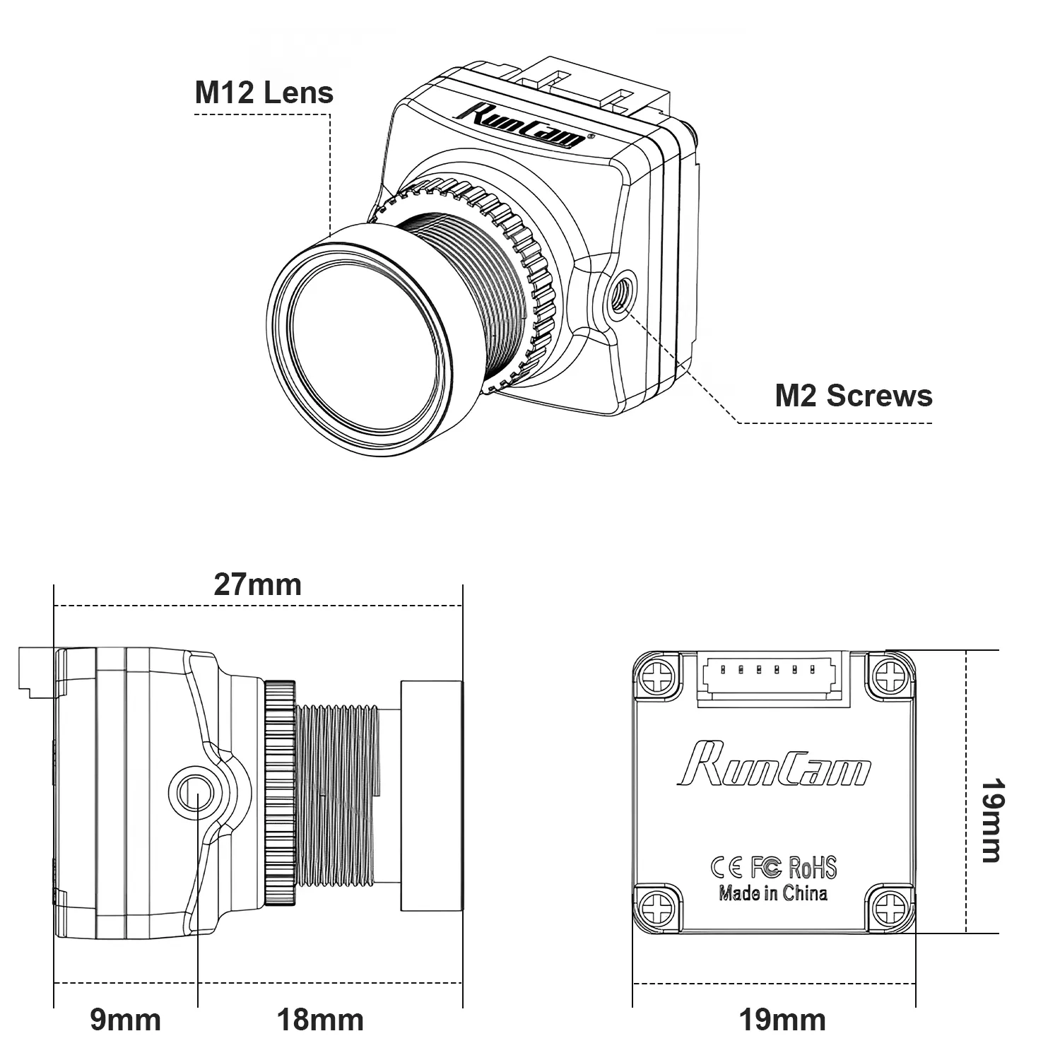 FPV Camera RunCam Phoenix 2 SP 1500TVL(图8)