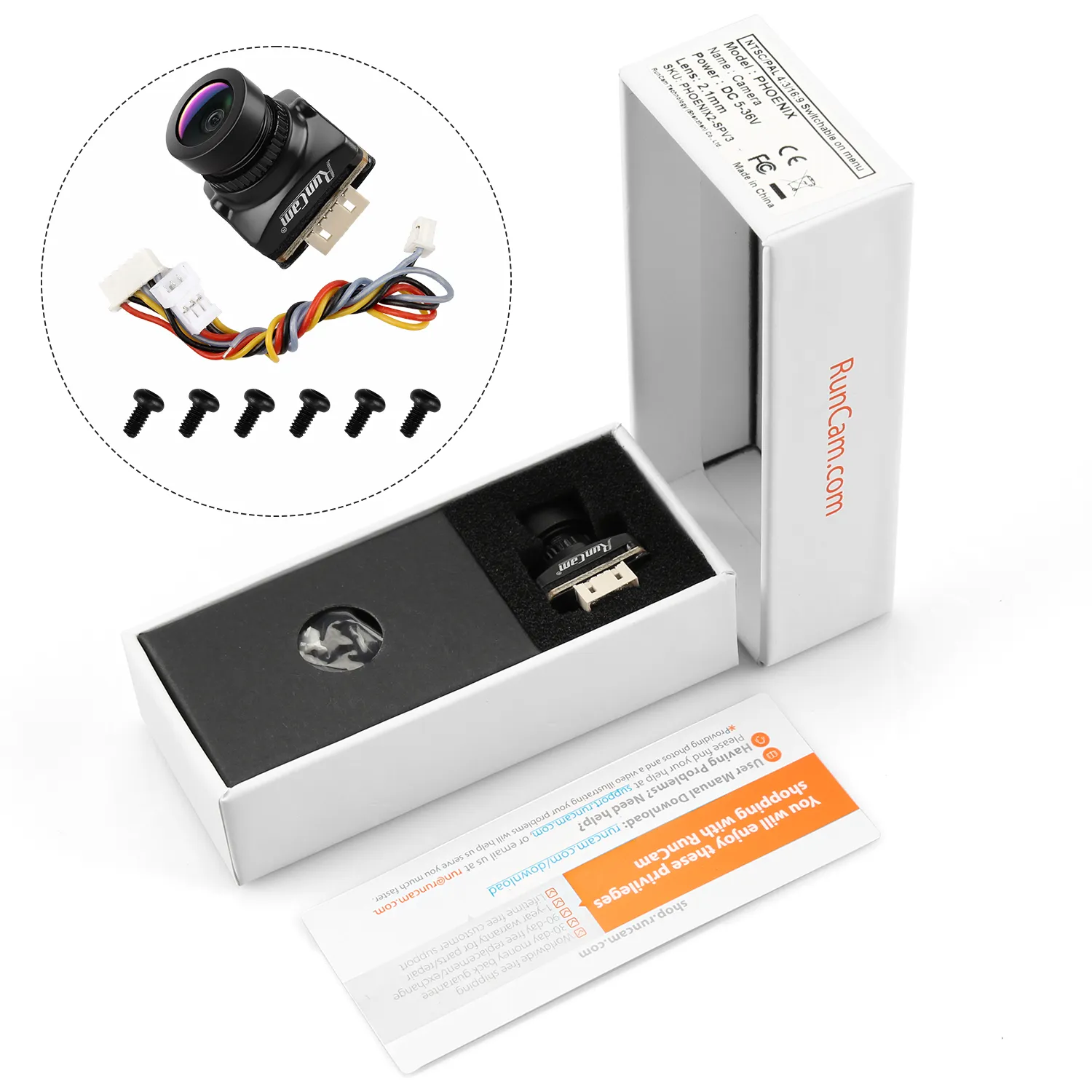 FPV Camera RunCam Phoenix 2 SP 1500TVL(图6)