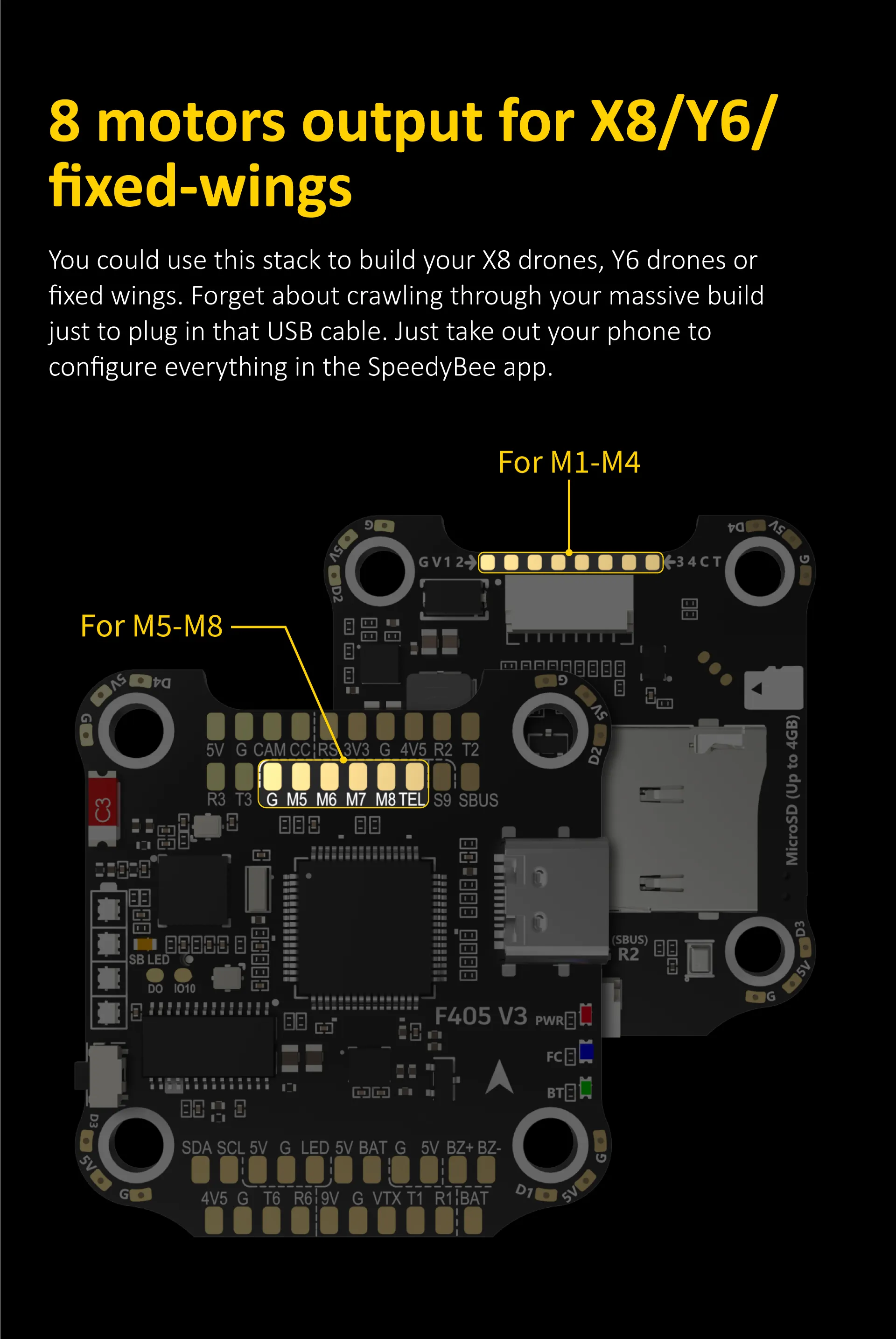 FPV Flytower F405 V3 50A Stack(图8)