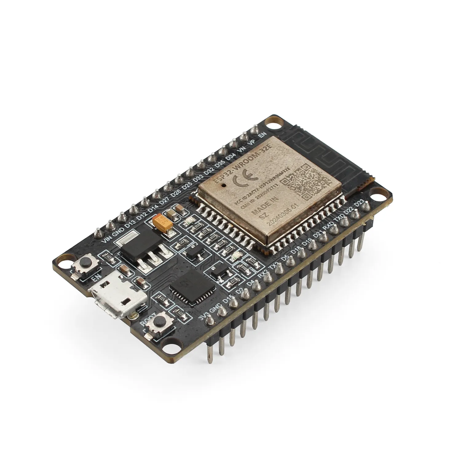 ESP32 Wireless WiFi Bluetooth Development Board 802.11b/g/n 802.11n 2.4GHz 150Mbps WMM Immediate Block ACK ESP32-WROOM-32(图2)